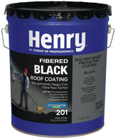 Henry HE201071 Roof Coating, Black, 18 L, Liquid